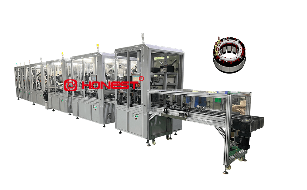 Automotive Water Pump Brushless Motor Stator Assembly Line